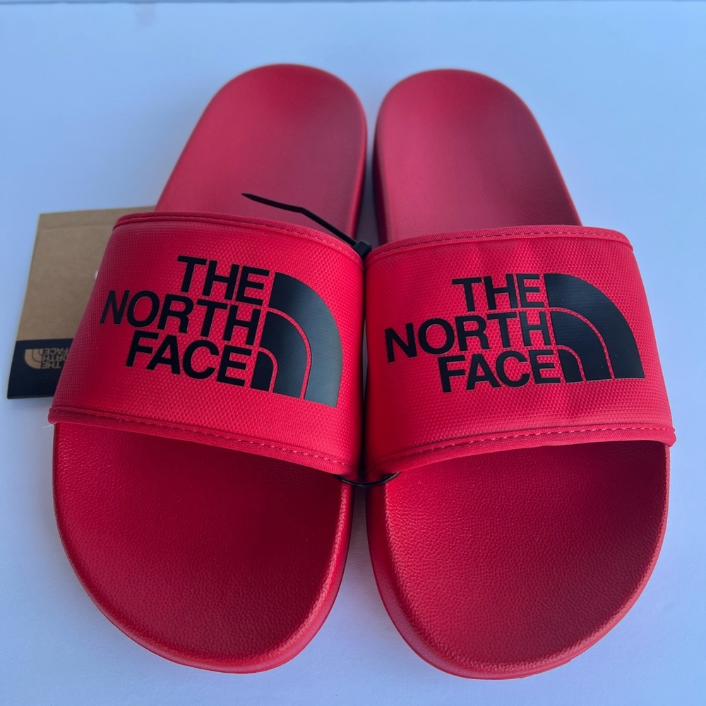 Brand New The North Face Men’s Base Camp Slides Red Men’s Size 11 W/Box